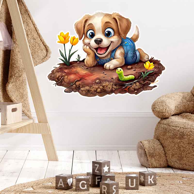 Baby Nursery Mural Wallpaper - Naklejki ścienne do pokoju dziecięcego z