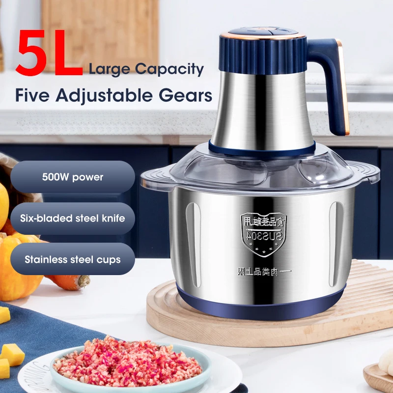 Baby Food Processor - Elektryczne maszynki do mielenia mięsa 5L,