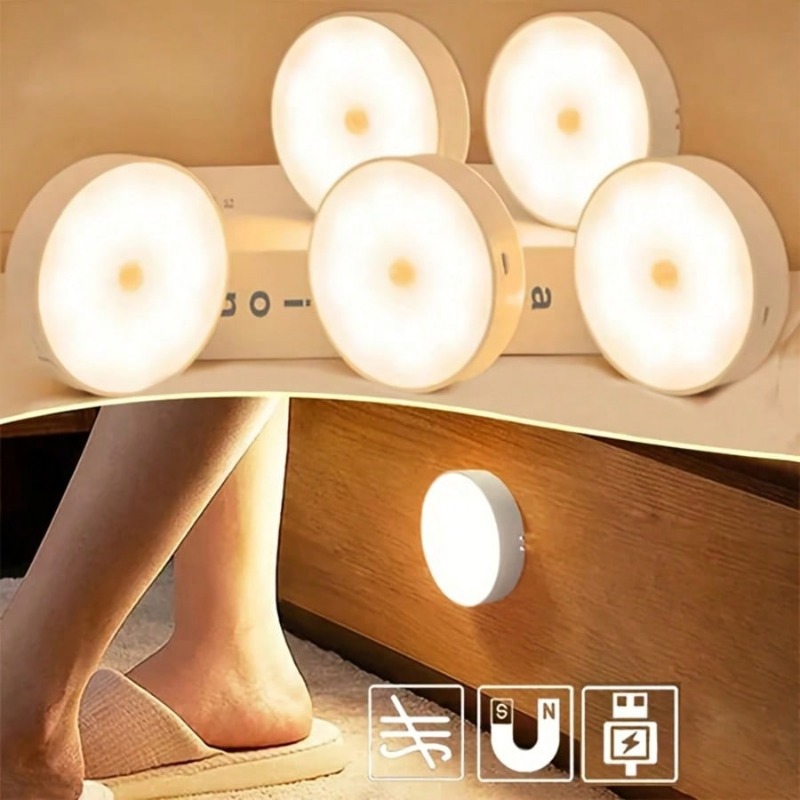 Drawer Dresser White - 5-częściowy zestaw lamp nocnych z 8