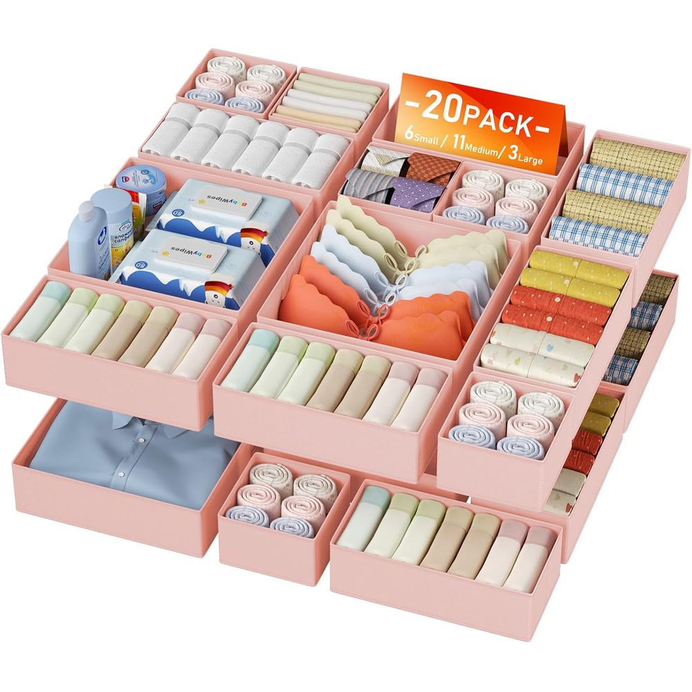 Baby Nursery Closet Organization - Organizery na ubrania, 20 sztuk -