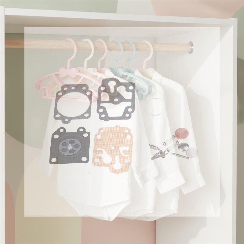 Baby Nursery Closet Organization - 12 sztuk wieszaków na ubrania dla