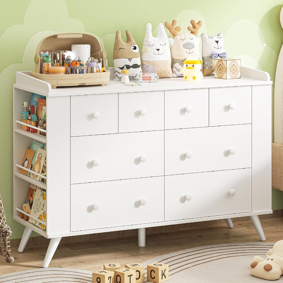 Baby Nursery Design - Komoda dla dziecka, komoda z 8