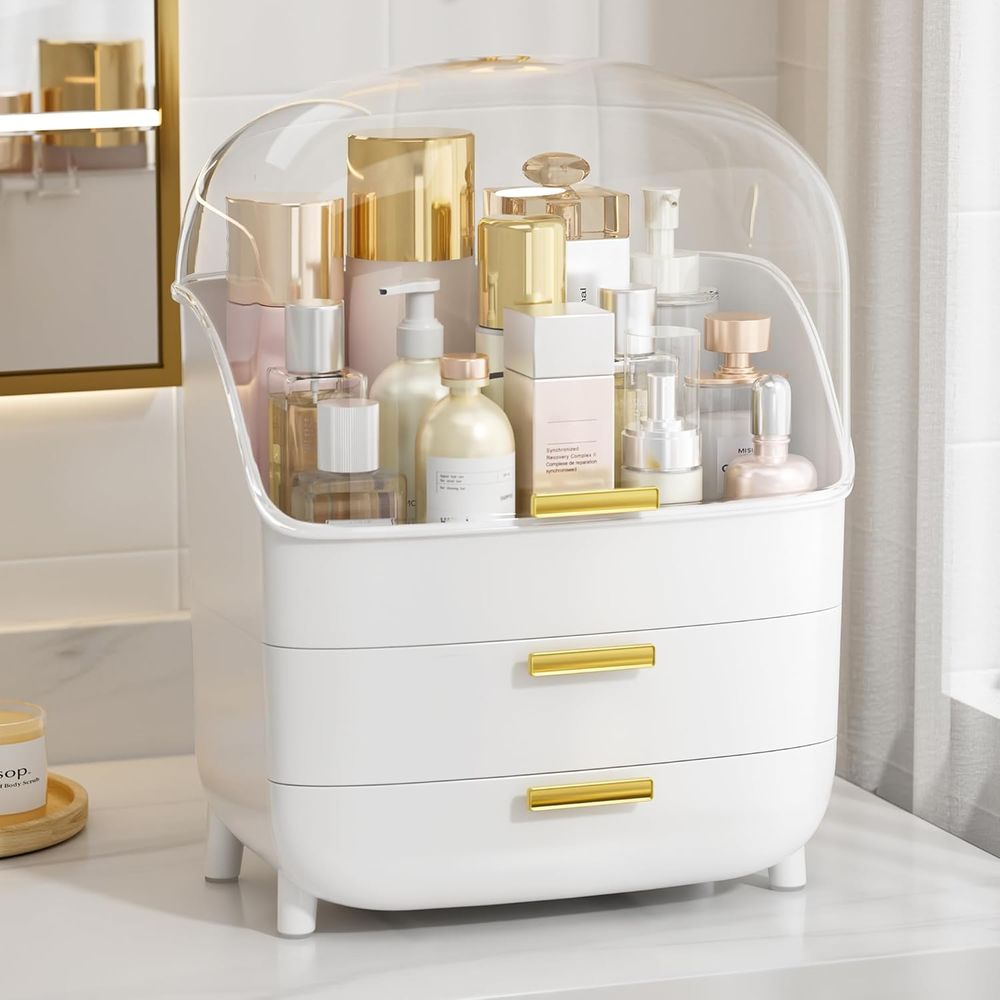 3-poziomowy organizer na kosme – Drawer Dresser White recenzja i cena