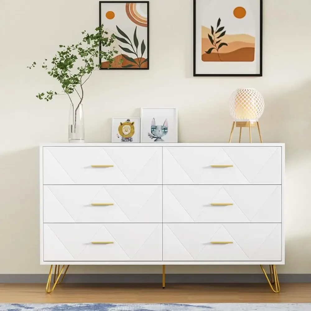 Biały 3-częściowy zestaw do sy – Drawer Dresser White recenzja i cena