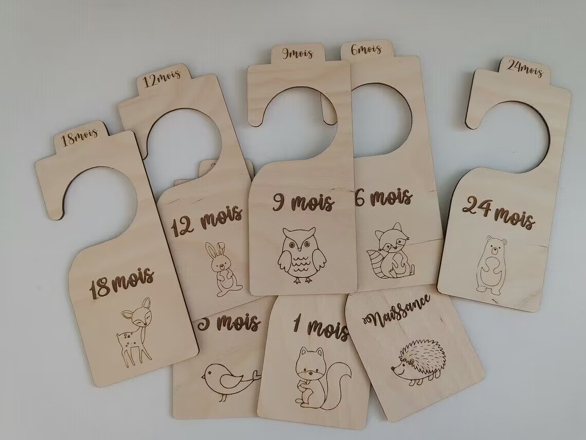 Przegródki do szafy z motywem  – Baby Nursery Closet Organization recenzja i cena