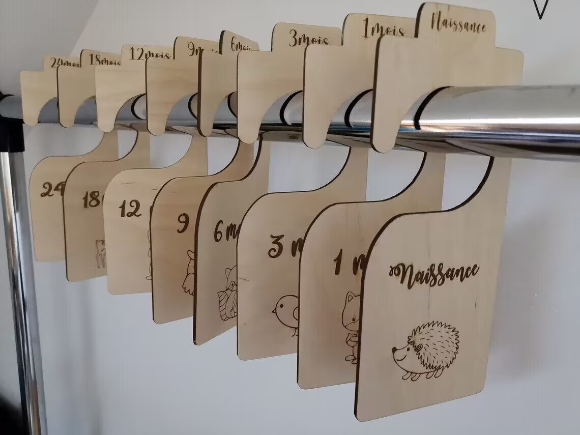 Przegródki do szafy z motywem  – Baby Nursery Closet Organization recenzja i cena
