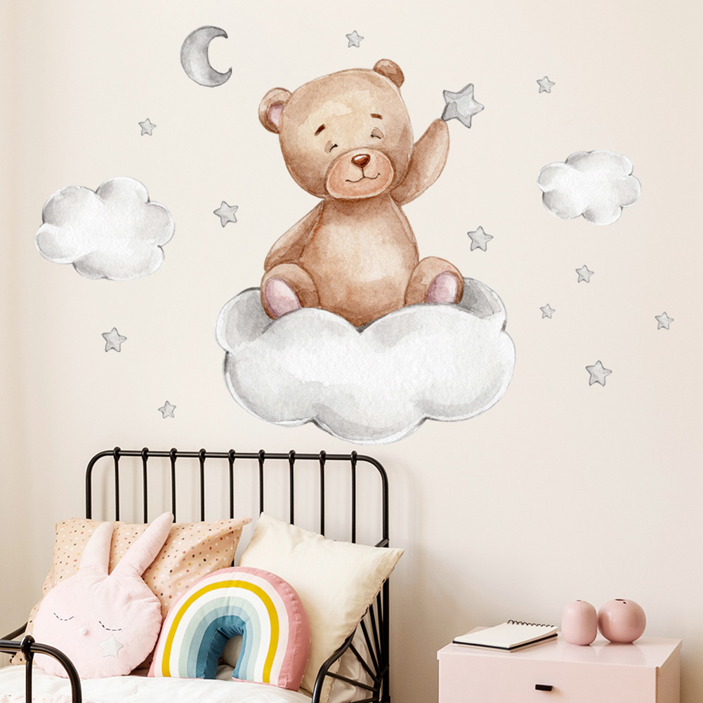 Naklejki ścienne Niedźwiedź Ks – Baby Nursery Mural Wallpaper recenzja i cena