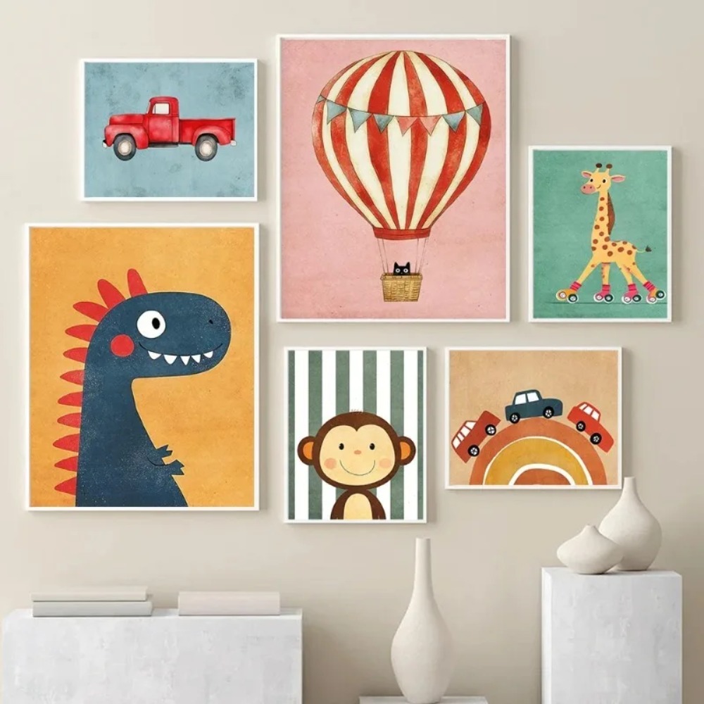 1 szt. bezramowy plakat z tygr – Baby Nursery Neutral recenzja i cena