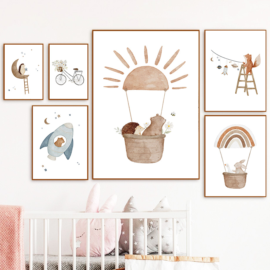 Zwierzęta kreskówkowe Mural ar – Baby Nursery Needs recenzja i cena